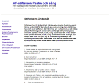 Tablet Screenshot of andersfrostenson.com